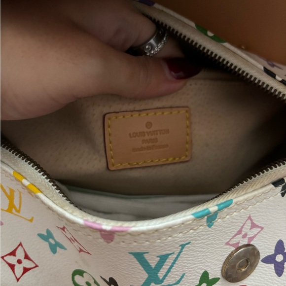 Louis Vuitton leather rainbow monogram barrel bag - Picture 5 of 5